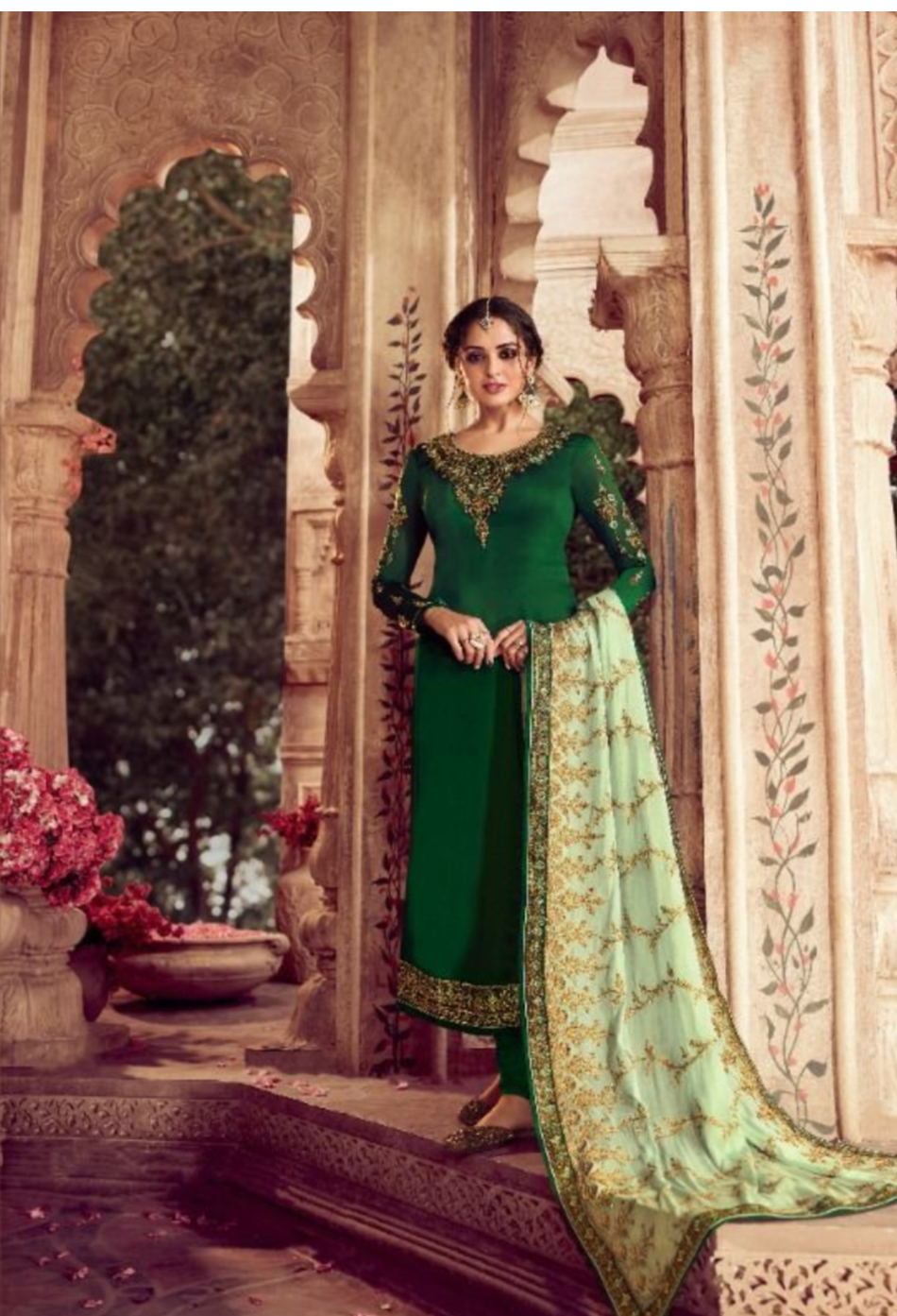 Firozi Heavy Wevon Designer Banarasi Silk unstitched Long Length Kameez  Pant party wear salwarsuit - Panjari Store - 4217873